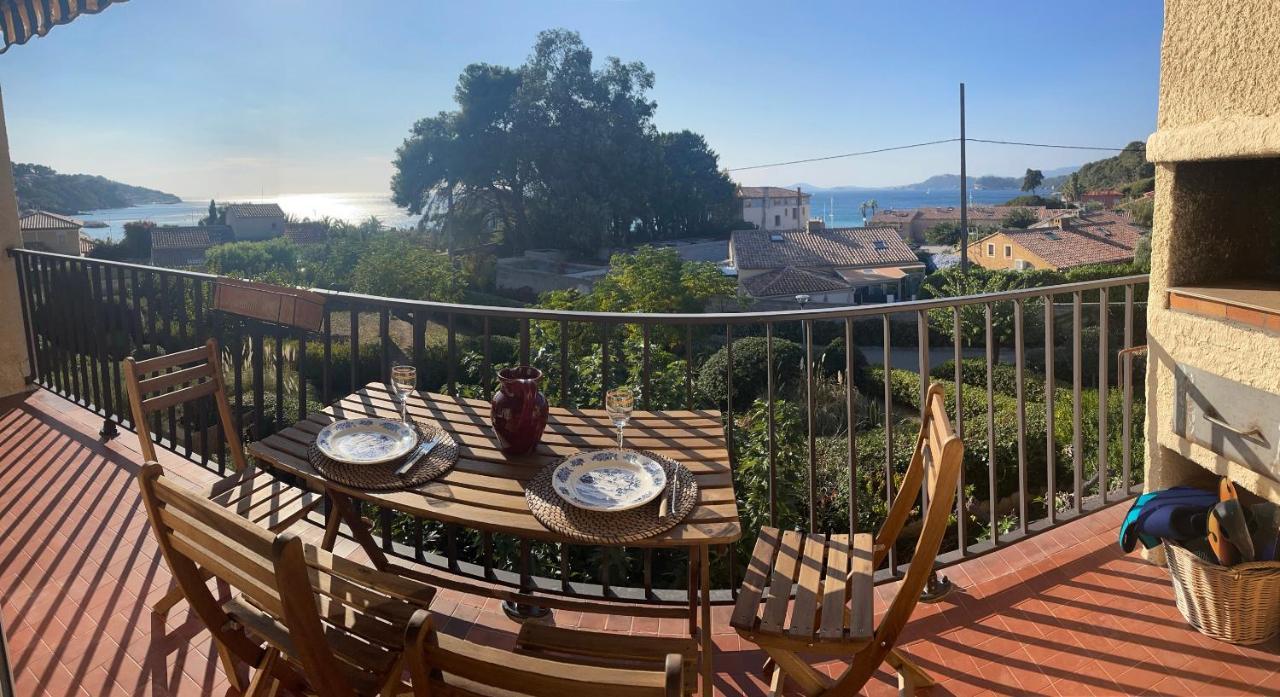 Appartement Cosy Vue Mer A 50 M De La Plage - Refait A Neuf Et Climatise Le Pradet Eksteriør billede